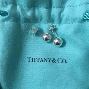 Tiffany ball stud earrings